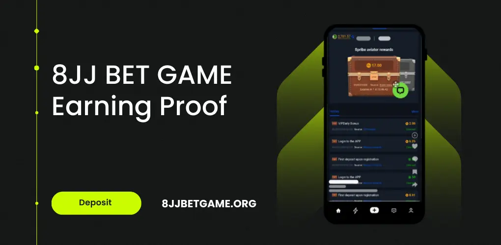 8jj bet game earning proof