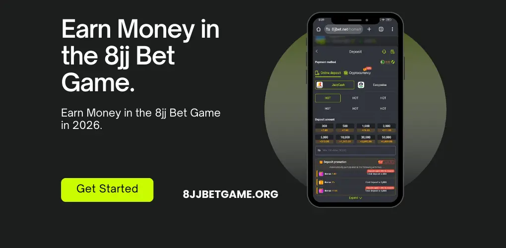 earn money in 8jj bet game